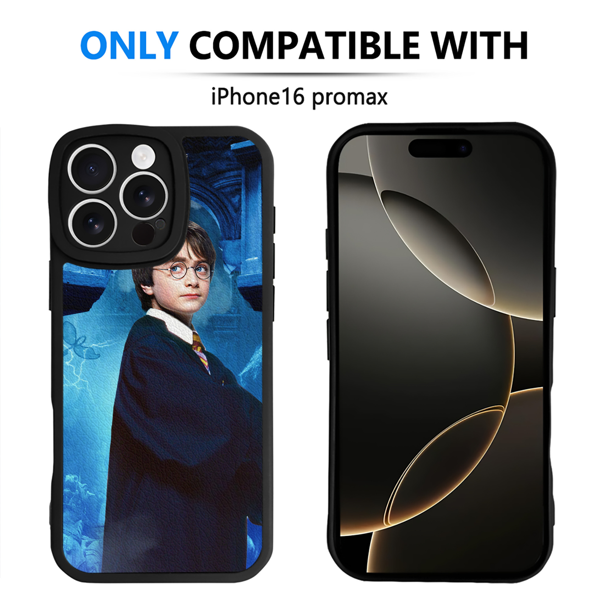 （画像用） Harry Potter ハリー・ポッターシリーズ 【iPhone 16シリーズ対応】シリコンスマホケース（レザー調） 材質：シリコン